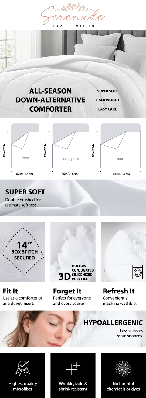 All-Season Down-Alternative Comforter