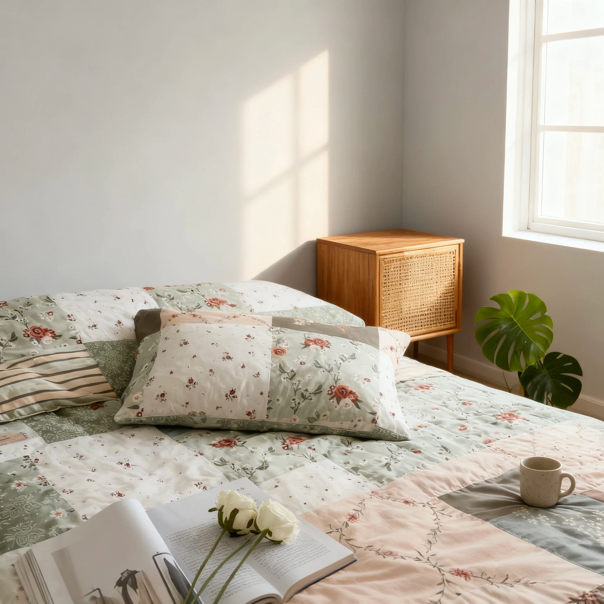 Modern Nordic Minimalist Style 100% Polyester Reversible Durable All-Season Printed Pillowcases & Bedding Sets Home Furnishings