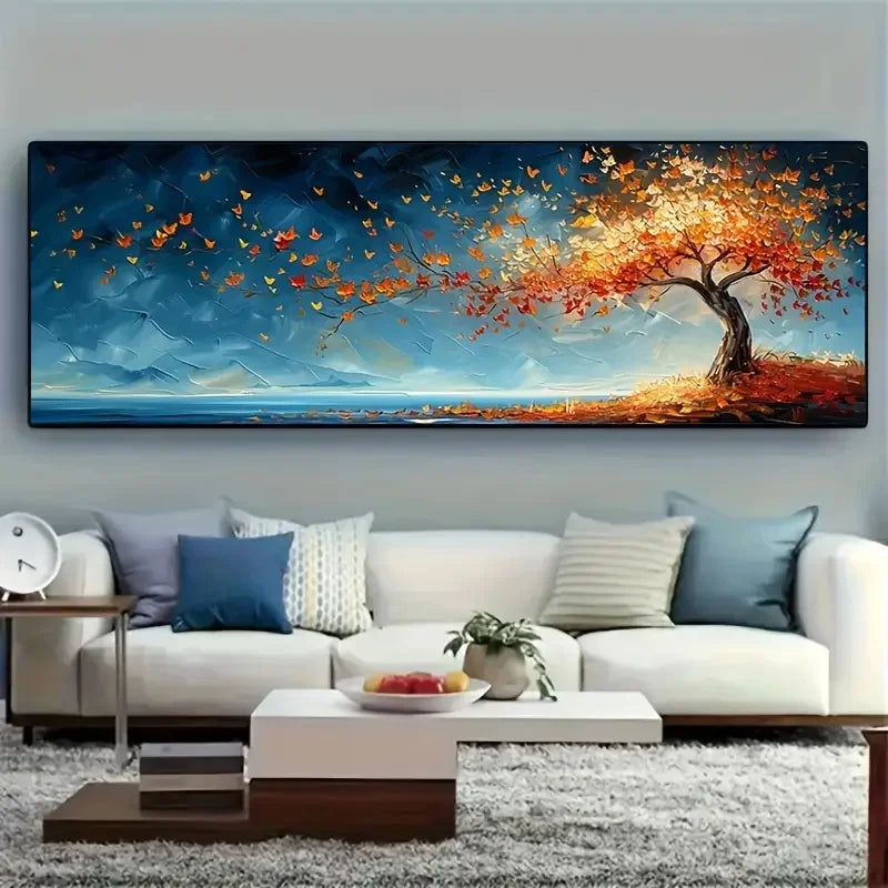 Abstract Extra-Large Tree of Life Canvas Poster