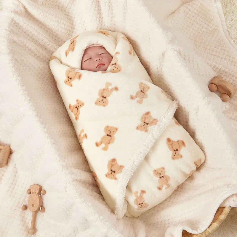 Winter Baby Blanket Baby Swaddle