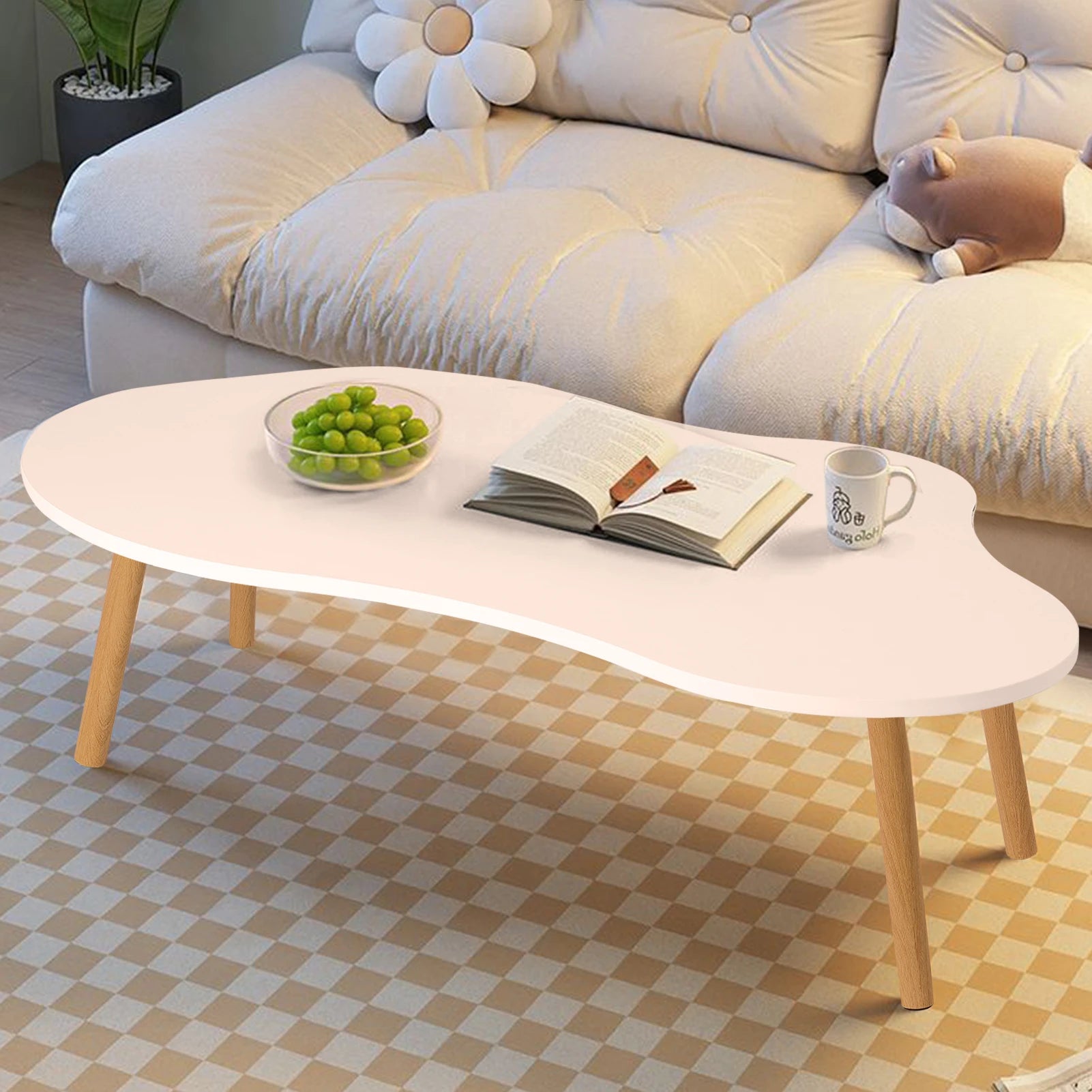 Nordic Minimalist Coffee Table Living Room