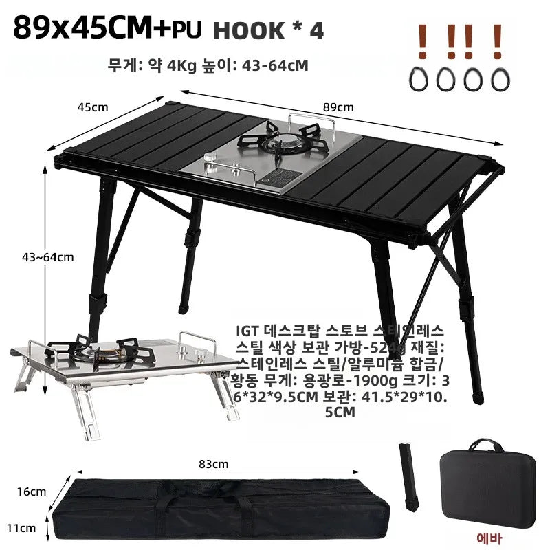 MOUNTAINHIKER Folding Camping IGT Table