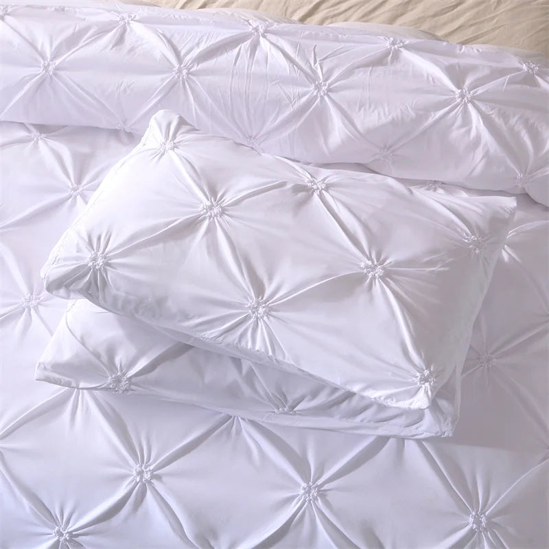 Queen 3-Piece Bedding Set – Gray Bed-in-a-Bag with Duvet Cover & Pillowcases (Comforter Not Included