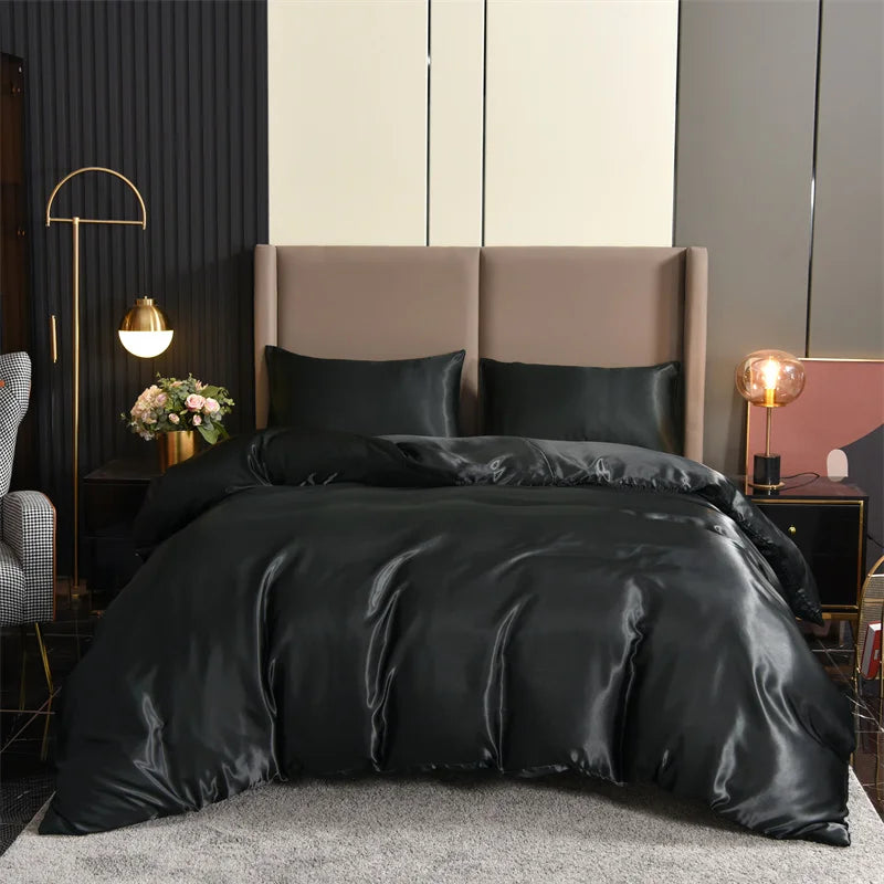 Satin Duvet Cover Set