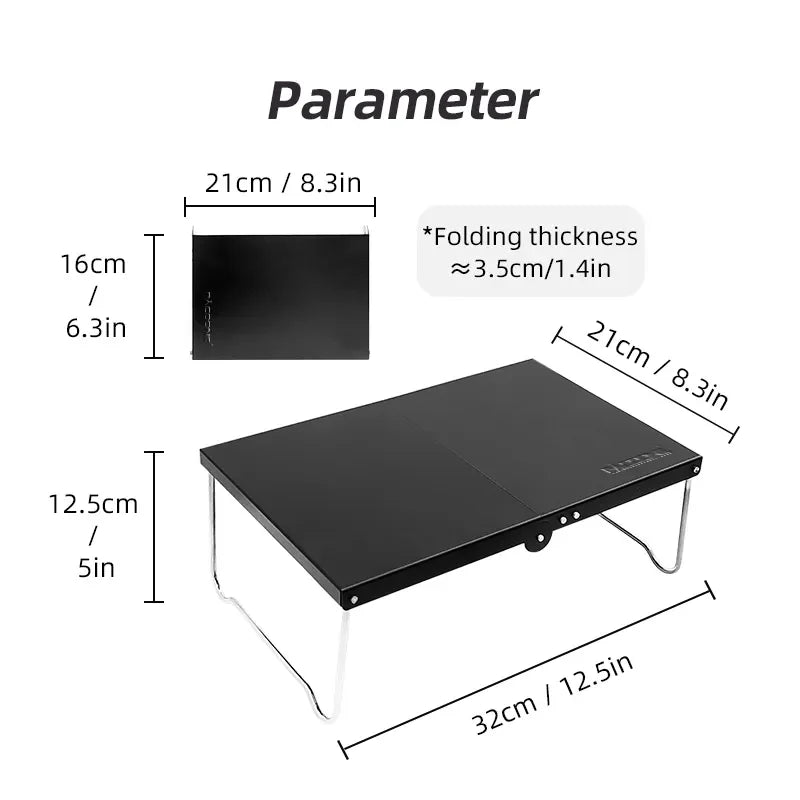 Portable Ultralight Foldable Camping Table