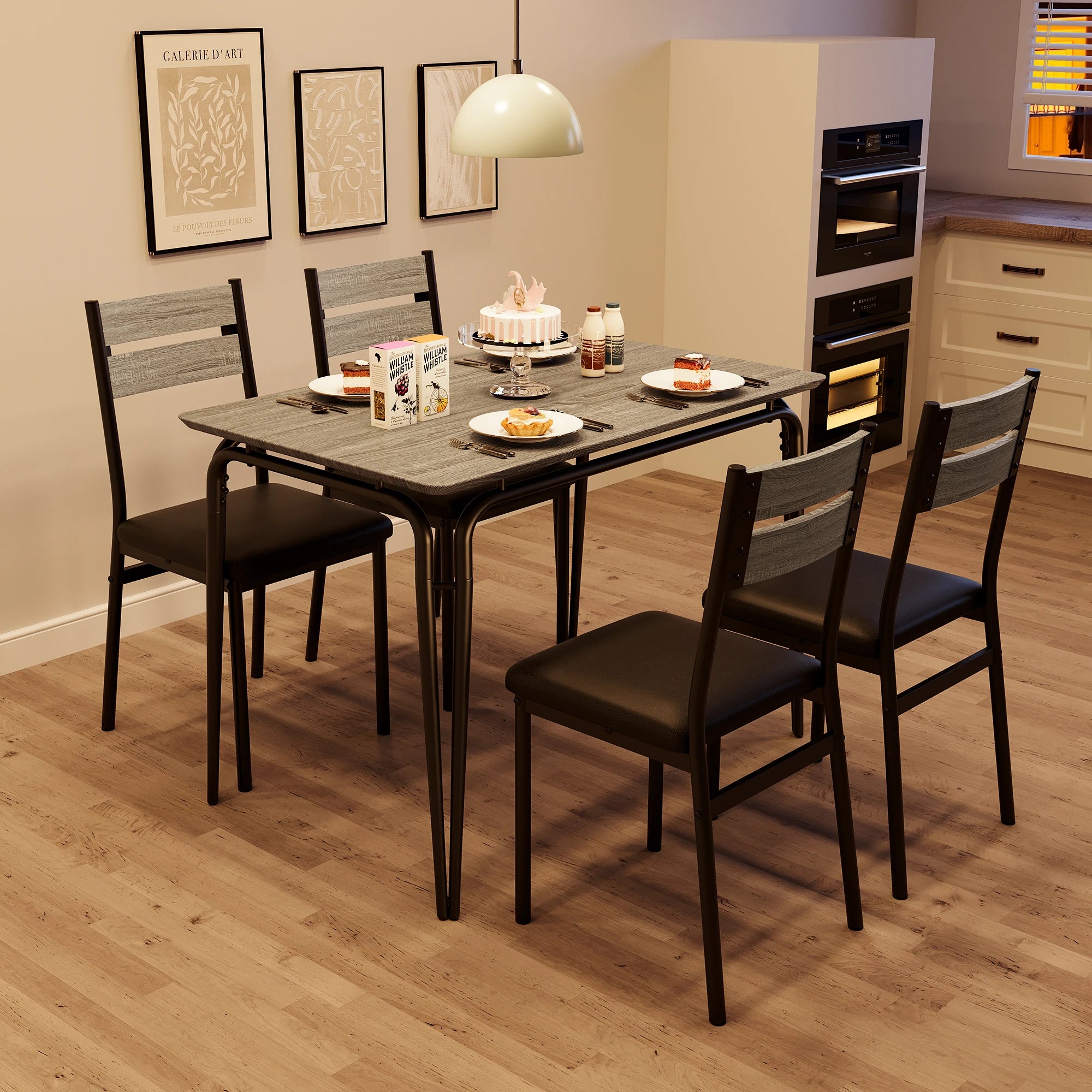 Best Choice Products Modern 5‑Piece Dining Set: