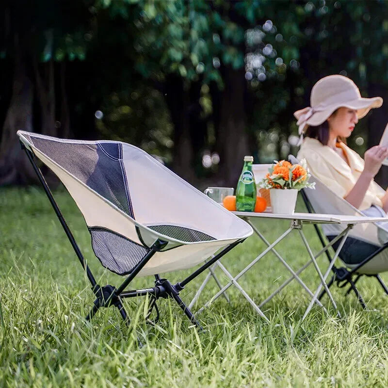 Portable Folding Moon Chair