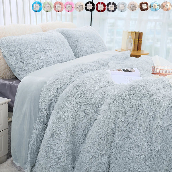 Large Flannel Throw Blanket Long Shaggy Plush Blanket