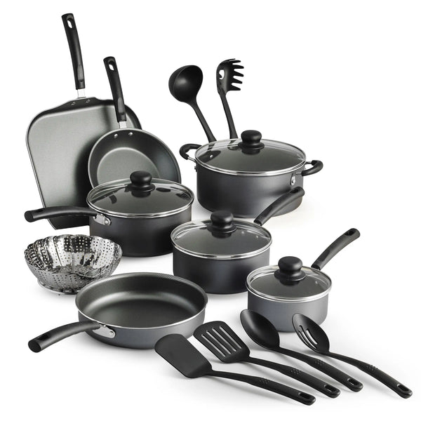 Tramontina Primaware 18 Piece Non-stick Cookware Set, Red