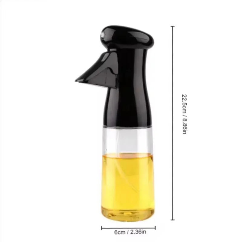 Black Transparent Kitchen Oil Bottle