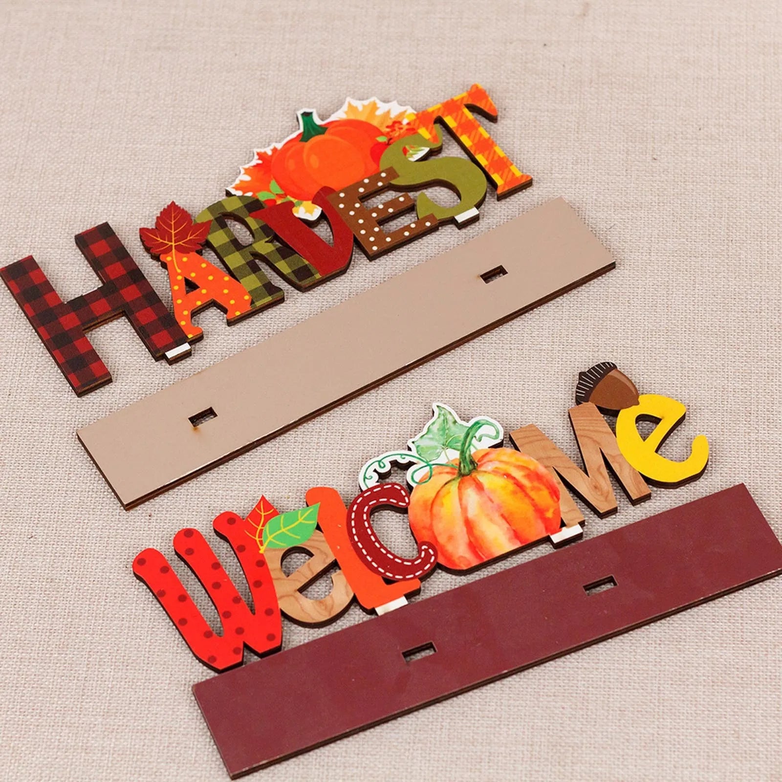 Thanksgiving Wooden Pumpkin Crafts