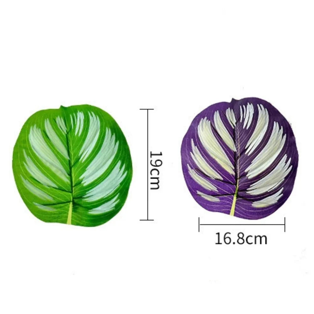 Purple Leaf Decor Artificial Plant Simulation Pot Bonsai Flower Ornament