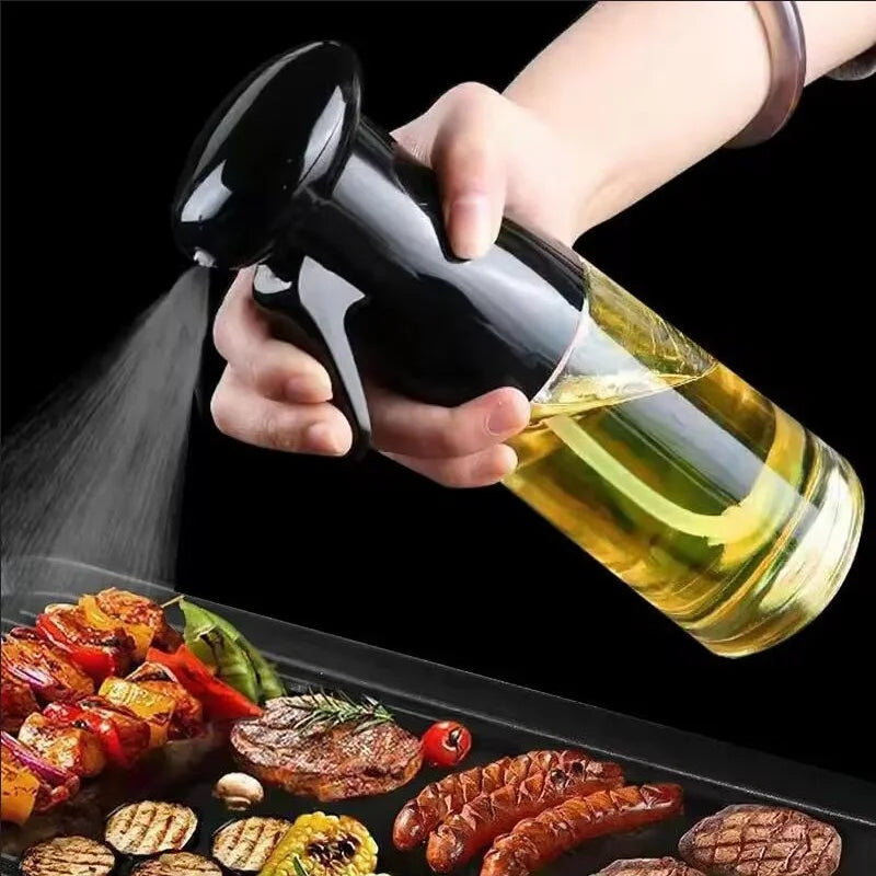 Black Transparent Kitchen Oil Bottle