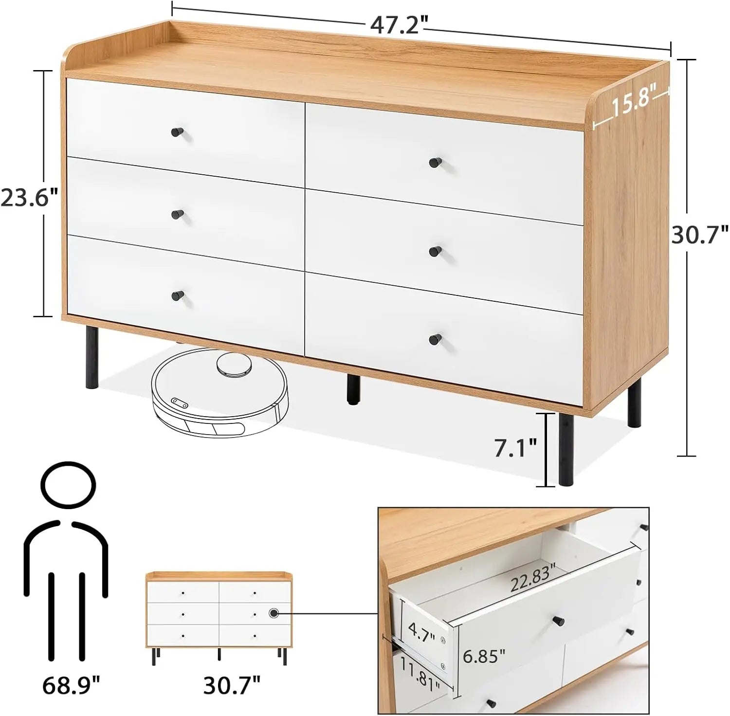 Sturdy Frame Modern Bedroom Furniture