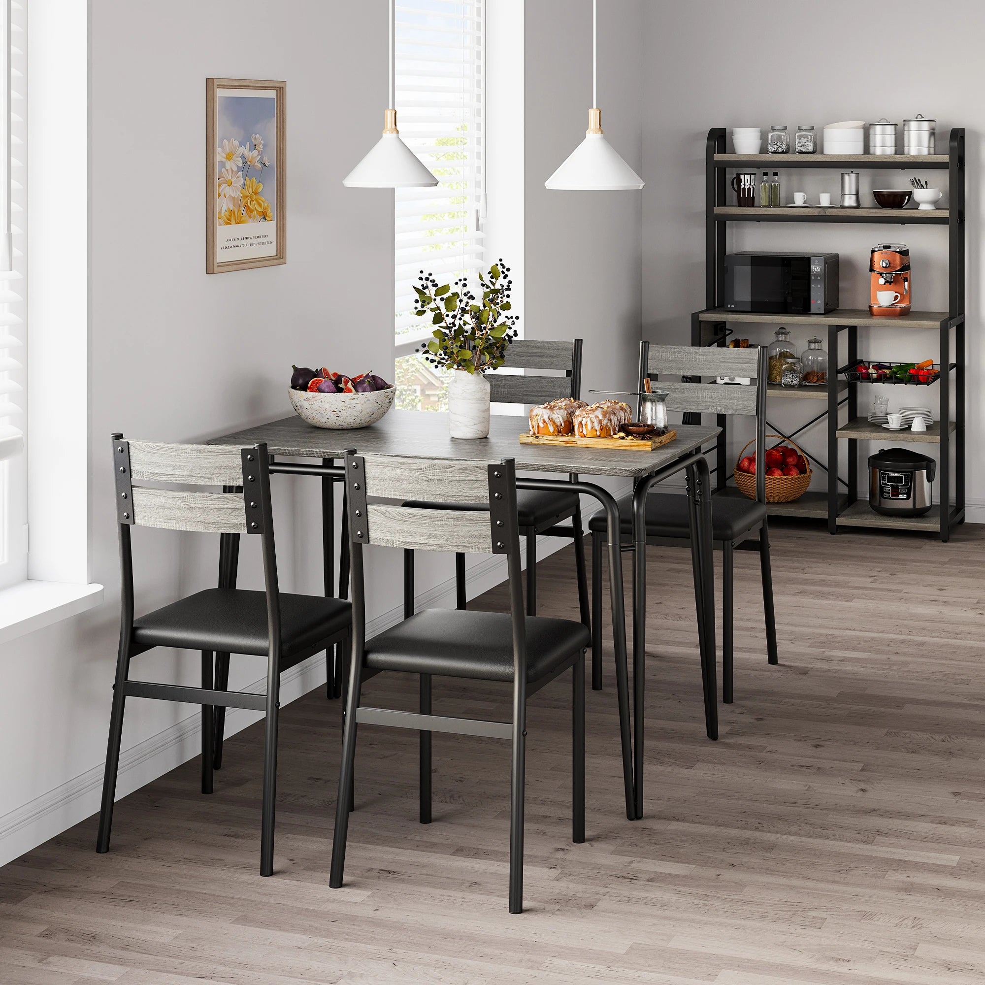 Best Choice Products Modern 5‑Piece Dining Set: