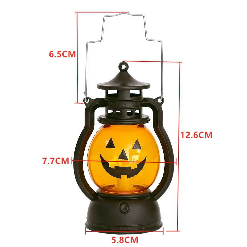 Halloween LED Hanging Pumpkin Lantern Light