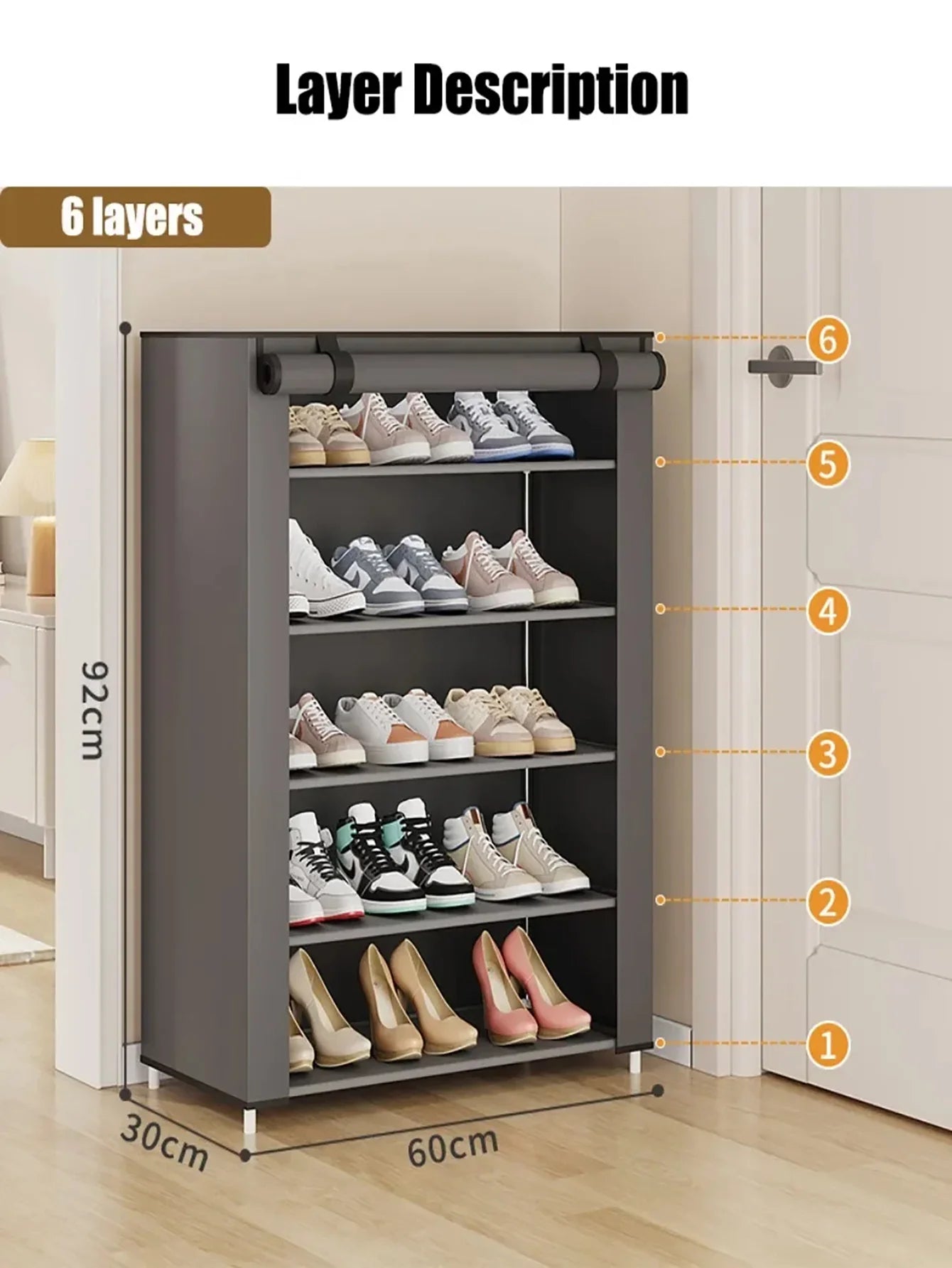 Multi-Layer Shoe Rack Organizer