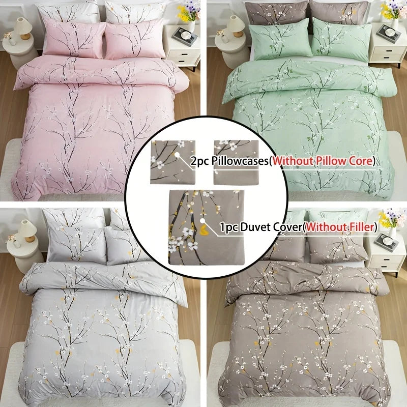 Tree Branch Printing Bedding with Pillowcases