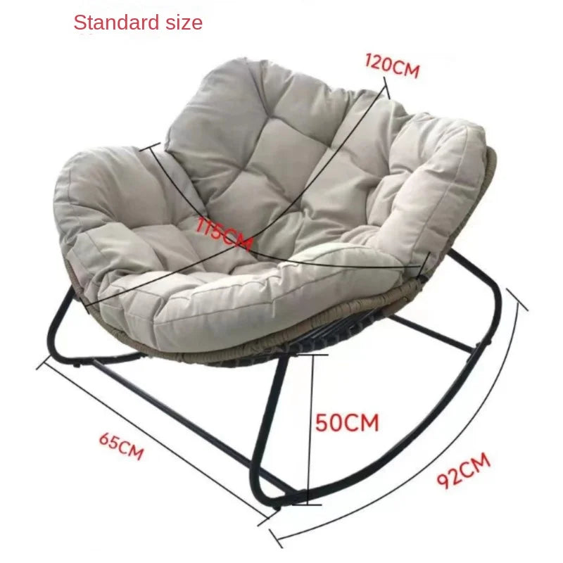 Cozy Bird Nest Style Single Sofa for Home & Balcony