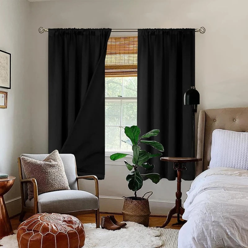High Shade Waterproof Curtains – Heat Insulated Indoor/Outdoor Door Panels for Home & Garden Decor