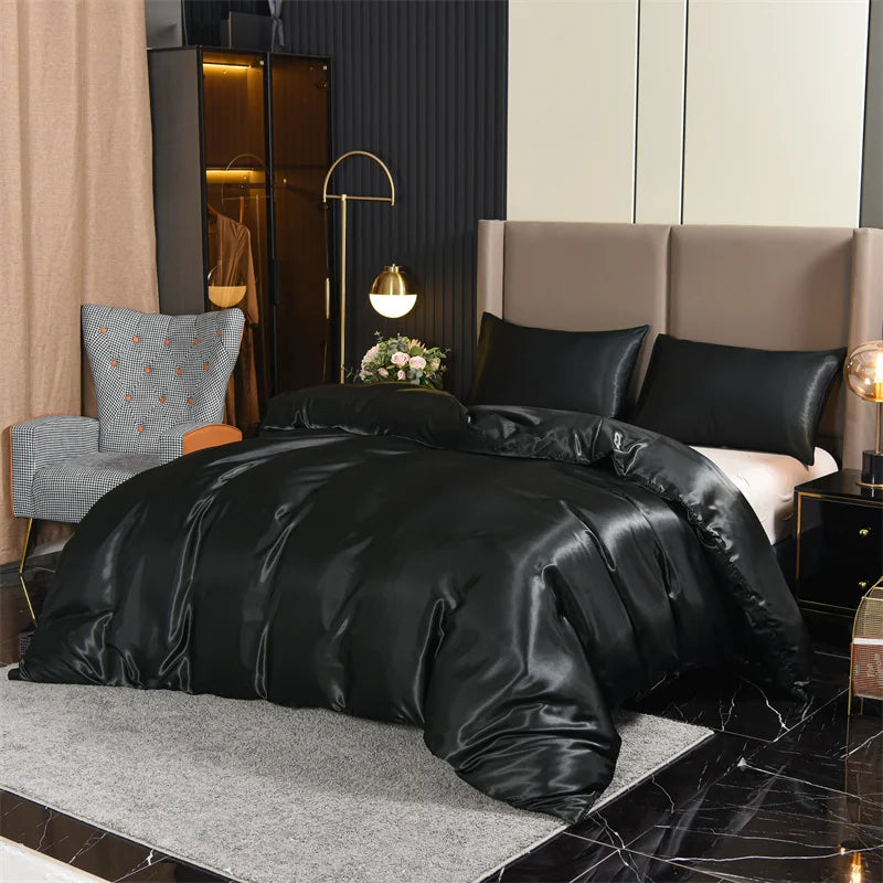 Satin Duvet Cover Set