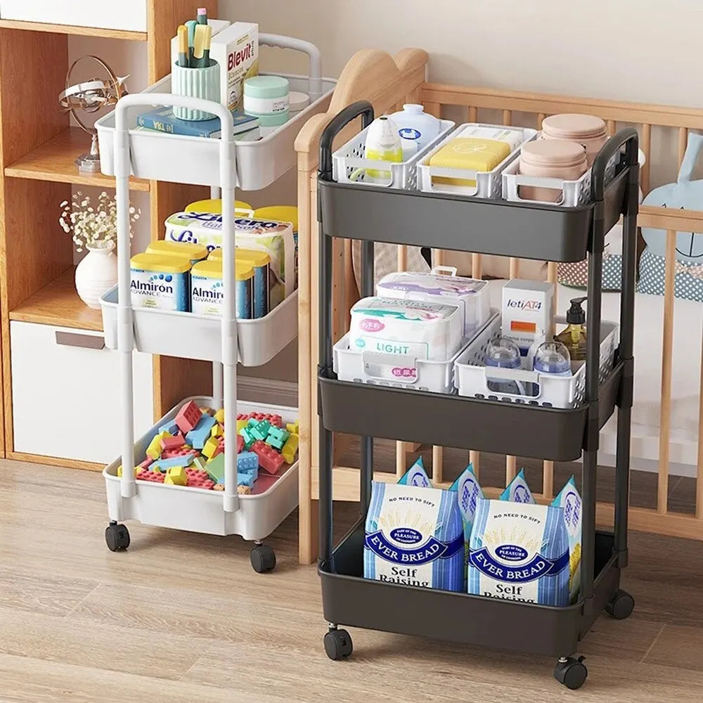 Kitchen, Bathroom, Bedroom Organizer with Wheels