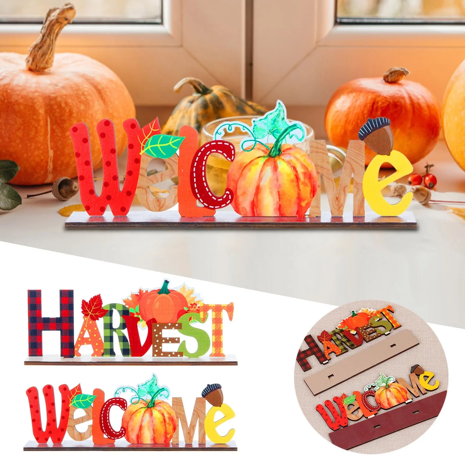 Thanksgiving Wooden Pumpkin Crafts